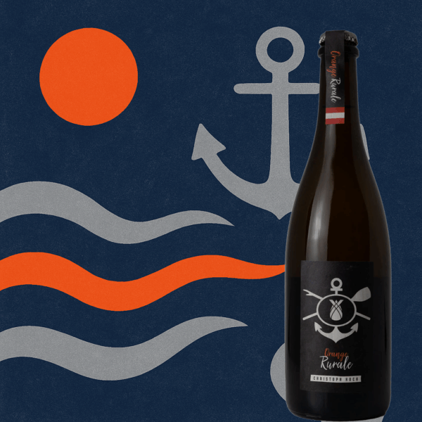 Ilustracja butelki Orange Rurale