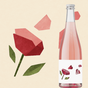 Ilustracja butelki Pure Joy Rose
